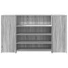 vidaXL Reception Desk Grey Sonoma Engineered wood Large Reception Desk