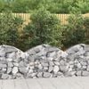 vidaXL Gabion Basket Silver Galvanized iron 39.4x11.8x23.6/31.5 in