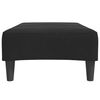vidaXL Footstool Black Velvet (100% polyester), plywood, plastic Medium