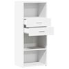 vidaXL Highboard White Engineered wood Tall Highboard Rectangular