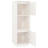 vidaXL Highboard White Solid pine wood Tall Highboard Rectangular