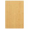 vidaXL Table Top Bamboo Medium Rounded Corners Rectangular Minimalist
