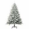 vidaXL Artificial Pre-lit Christmas Tree with Ball Set Green 70.9