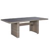 vidaXL Outdoor Dining Set Brown and grey