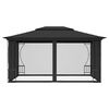 vidaXL Gazebo with Nets 9.8'x13.1'x8.7' Anthracite