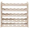 vidaXL Wine Rack 26.6x9.8x23.6" Solid Wood Pine