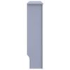 vidaXL Radiator Cover 2 pcs Grey 44.09 x 7.48 x 32.09 in