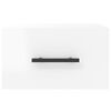 vidaXL Wall-mounted Bedside Cabinet Set of 2 High gloss white