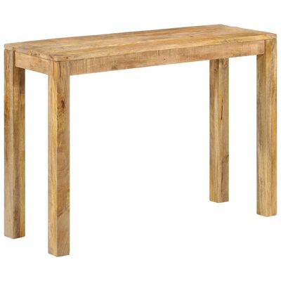 vidaXL Console Table 43.3"x13.8"x29.9" Rough Mango Wood