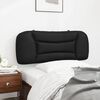 vidaXL Headboard Cushion Black