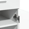 vidaXL Sideboard White Engineered wood 31.5 x 16.7 x 36.6 in Sideboard