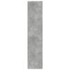 vidaXL Highboard Concrete grey Engineered wood Tall Highboard