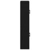 vidaXL Wall-Mounted Cabinet 2 pcs Black Oak 27.36 x 13.39 x 35.43 in