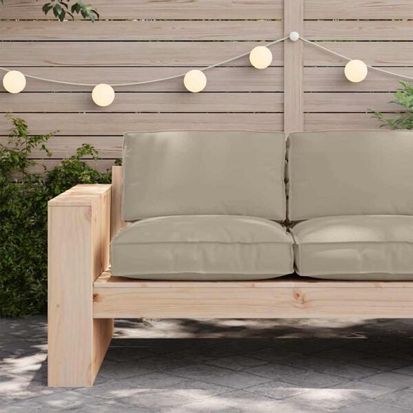 vidaXL Pallet Cushion for suitable for Seat Taupe 31.5" x 31.5" x 4.7