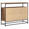vidaXL Sideboard Old Wood 39.37 x 13.78 x 31.50 in Engineered Wood