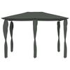 vidaXL Gazebo with Post Covers 9.8x13.1x8.5' Anthracite 1.75 oz/ft²