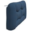 vidaXL Headboard Cushion Blue Fabric (100% polyester) 70.9 in