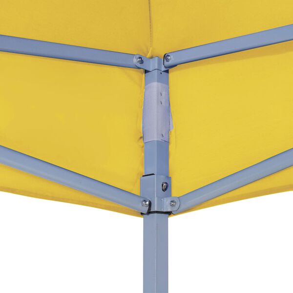 vidaXL Party Tent Roof 9.8'x9.8' Yellow 0.9 oz/ft²
