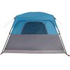 vidaXL Family Tent Cabin 6-Person Blue Waterproof