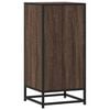 vidaXL Sideboard Brown Oak Engineered Wood, Metal Medium Sideboard