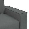 vidaXL 2-Seater Sofa Dark Grey 63.0"x30.7"x33.1" Fabric