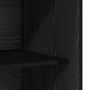 vidaXL Wardrobe Black oak 31.50 x 19.69 x 78.74 in Engineered Wood