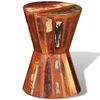 vidaXL Stool multi-shade reclaimed wood Reclaimed solid wood Compact
