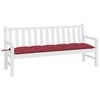 vidaXL Garden Bench Cushion Wine red Oxford fabric (100% polyester)