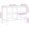 vidaXL TV Cabinet Old wood 27.36 x 11.81 x 19.69 in Engineered Wood