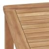 vidaXL Garden Dining Set Natural Teak Fine sanded teak hardwood