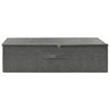 vidaXL Storage Box Anthracite Fabric, Oxford fabric, Non-woven