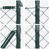 vidaXL Fence Post Green 32.81 x 3.28 ft (2.36 x 2.36 in mesh)