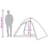 vidaXL Camping Tent Dome 4-Person Camouflage Waterproof