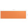 vidaXL Balcony Screen Orange 47.2"x157.5" Oxford Fabric