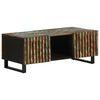 vidaXL Coffee Table Natural Wood Solid Acacia Wood 39.4x21.7x15.7 in