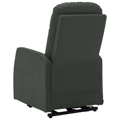 vidaXL Stand-up Recliner Anthracite Faux Leather
