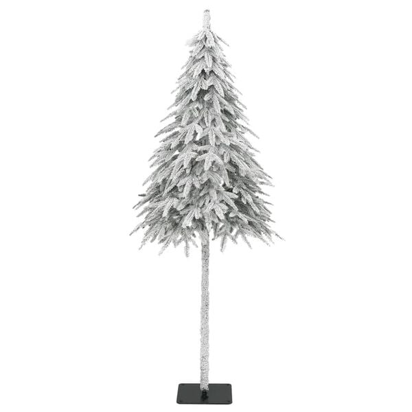 vidaXL Artificial Christmas Tree White Polyethylene 70.9 in Foldable