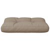 vidaXL Pallet Cushion Taupe 100% Polyester 23.6 x 15.7 in
