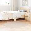 vidaXL Anti-slip Shaggy Rug Cream 47.2" x 47.2" PP