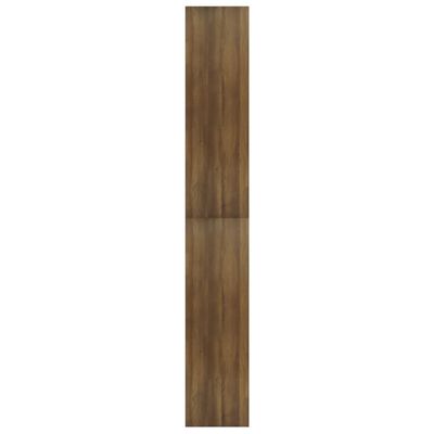vidaXL Book Cabinet/Room Divider Brown Oak 39.4"x11.8"x78" Engineered wood