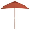 vidaXL Garden Parasol Terracotta