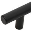vidaXL Cabinet Handle Set of 10 Black Stainless Steel 39.4 in length