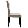 vidaXL Dining Chairs 4 pcs Light Gray Velvet