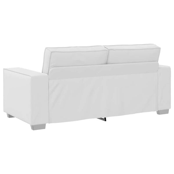 vidaXL Sofa White 70.87 x 30.71 x 33.07 in Fabric