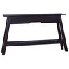 vidaXL Console Table Light Black Coffee Solid mahogany wood Medium