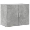 vidaXL Wall Cabinet Concrete Grey Engineered Wood Medium Wall Cabinet