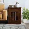 vidaXL Dog Crate Furniture Brown Oak Engineered wood and steel