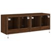 vidaXL TV Wall Cabinet Set of 2 Brown Oak Engineered Wood