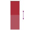 vidaXL Roller Blind Red Polyester and aluminum 15.7 x 51.2 in