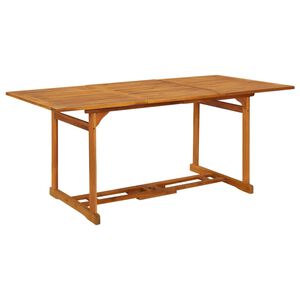 vidaXL Dining Table Durable Dining Table Rectangular Rustic Hardwood